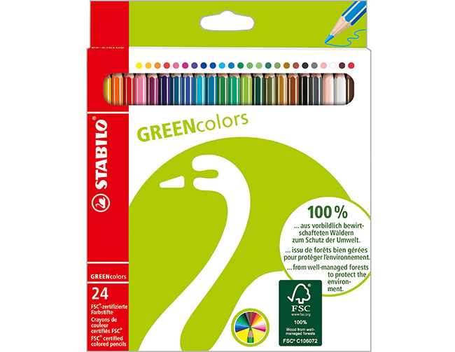 STABILO GREEN COLORS 6019/24 VÄRIKYNÄ