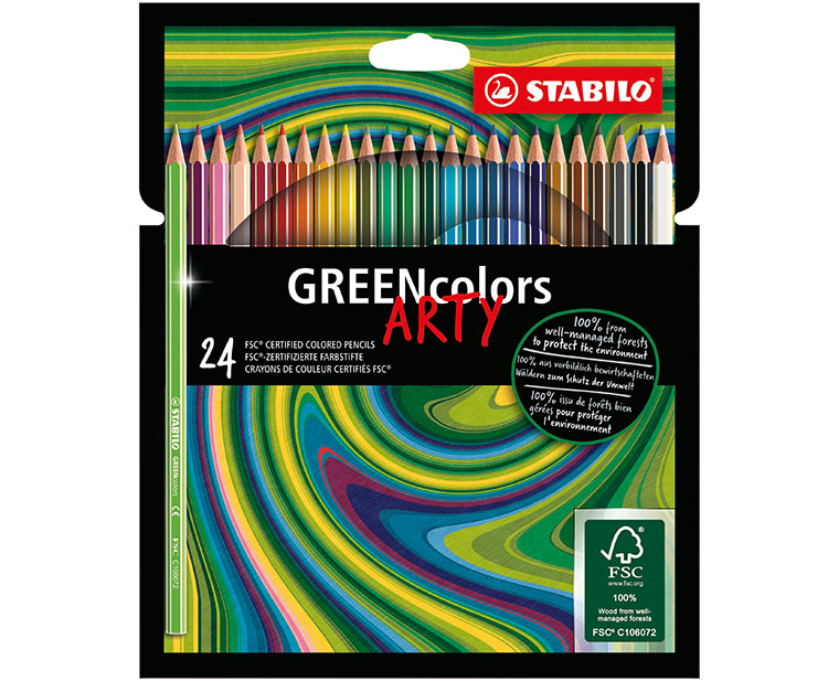 Värikynä STABILO GREENcolors Arty /24