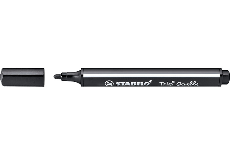 STABILO TRIO SCRIBBI 368/946 MUSTA