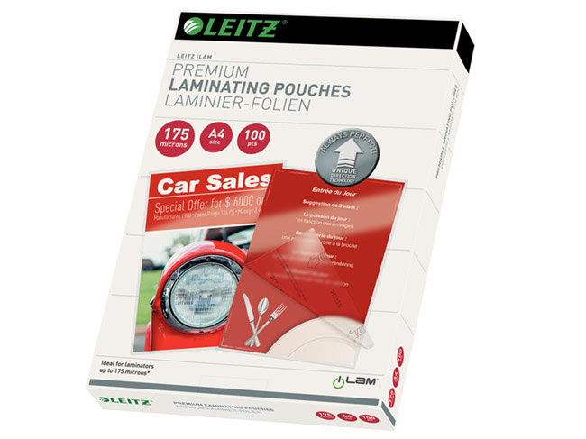 LEITZ LAMINOINTITASKU UDT 175MIC A4 /100 - 2