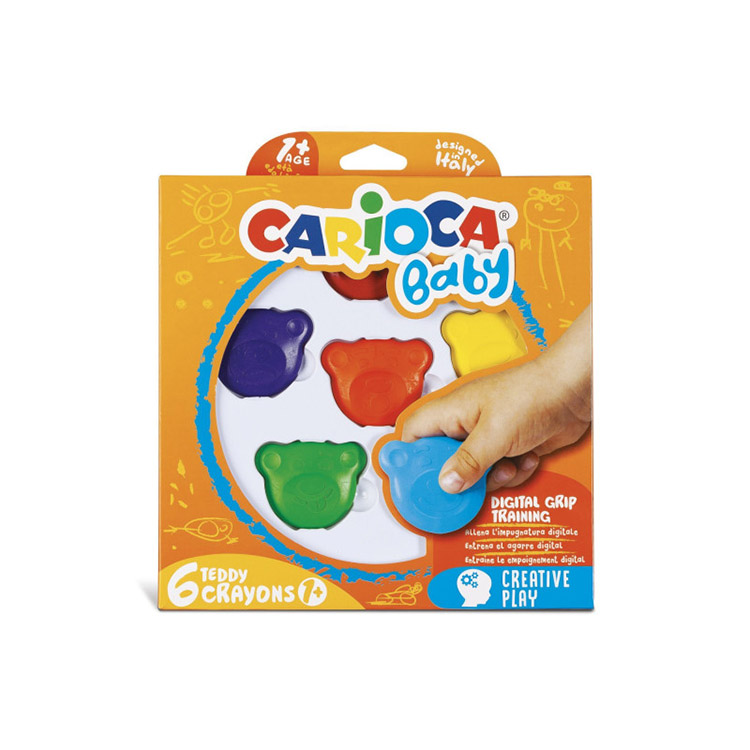 Väriliitu Carioca baby teddy 1+ /6kpl - 2