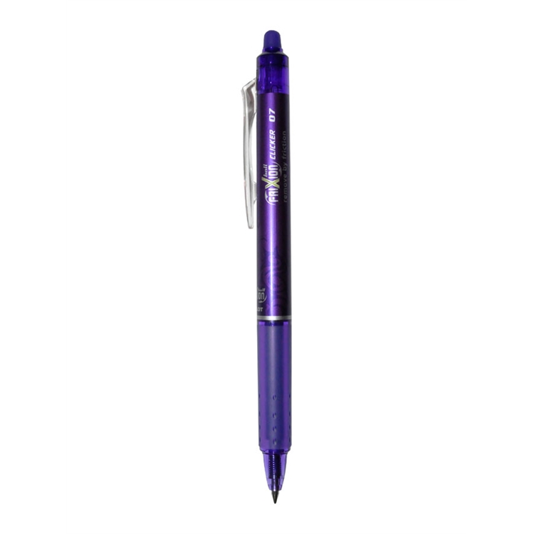 Kuulakynä Pilot Frixion Clicker 07 lila - 2