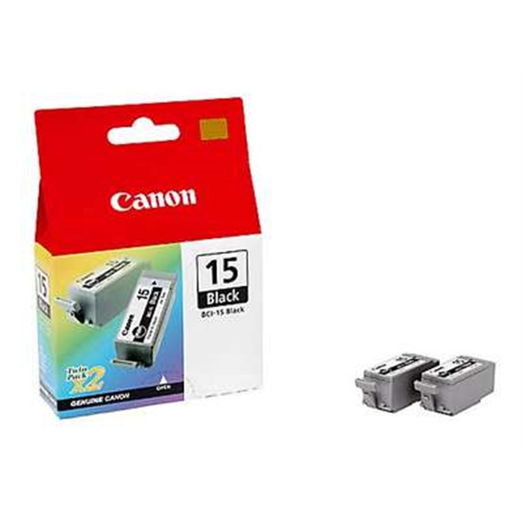 Inkjet Canon BCI-15BK musta/2