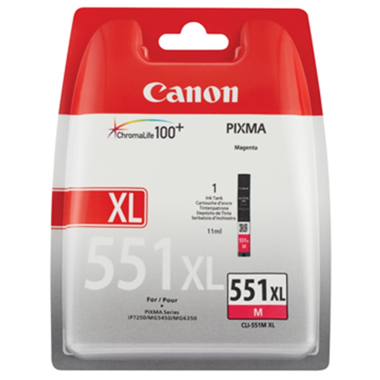 Inkjet Canon CLI-551XLM punainen LP7250 - 2