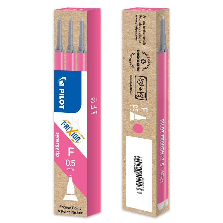 Säiliö Pilot FrixionPoint 05 pinkki/3 - 2