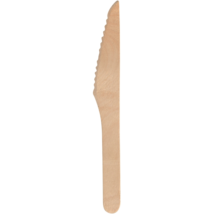 Ruokaveitsi puinen 16,5 cm FSC/100
