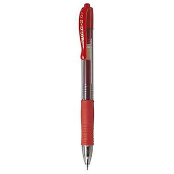 Geelikynä Pilot G-2 plus medium punainen