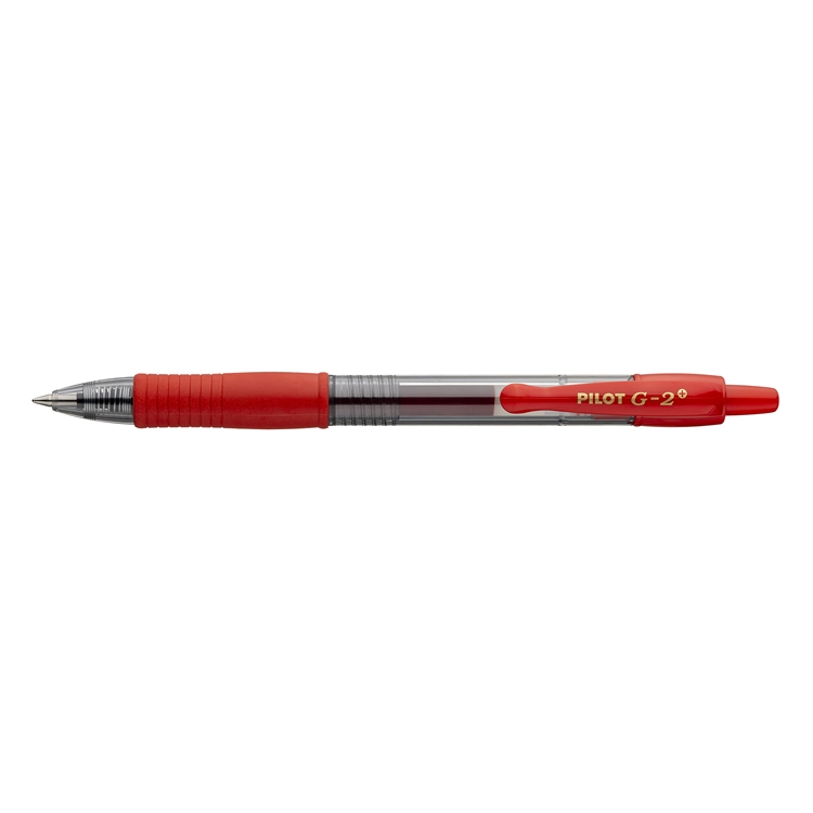 Geelikynä Pilot G-2 plus medium punainen - 2