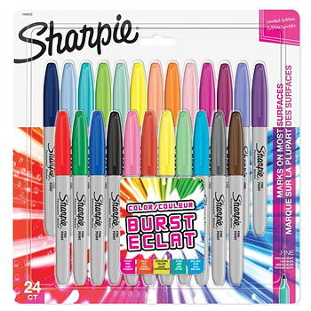 Sharpie Fine Burst 24-värilajitelma blis