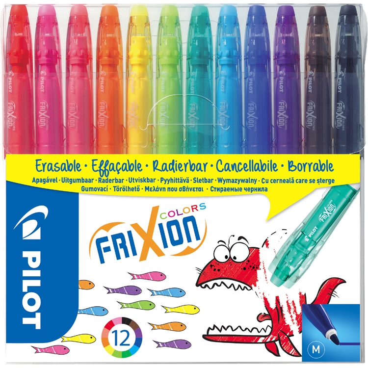 Huopakynäsetti 12 kpl Frixion Color