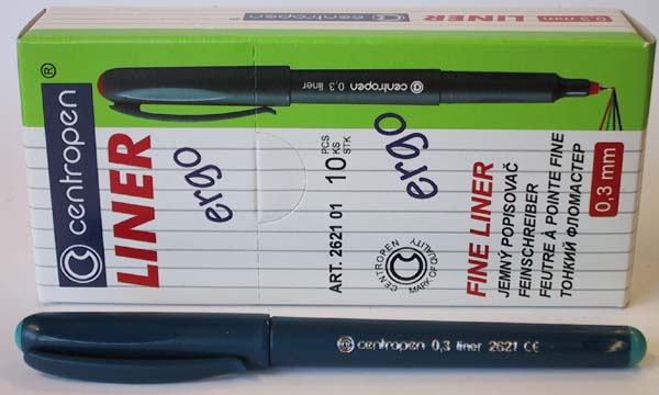 CENTROPEN LINER KUITUKÄRKIKYNÄ 0,3 VIHR. - 2