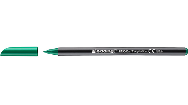 EDDING 1200 COLOR PEN 1MM VIHREÄ