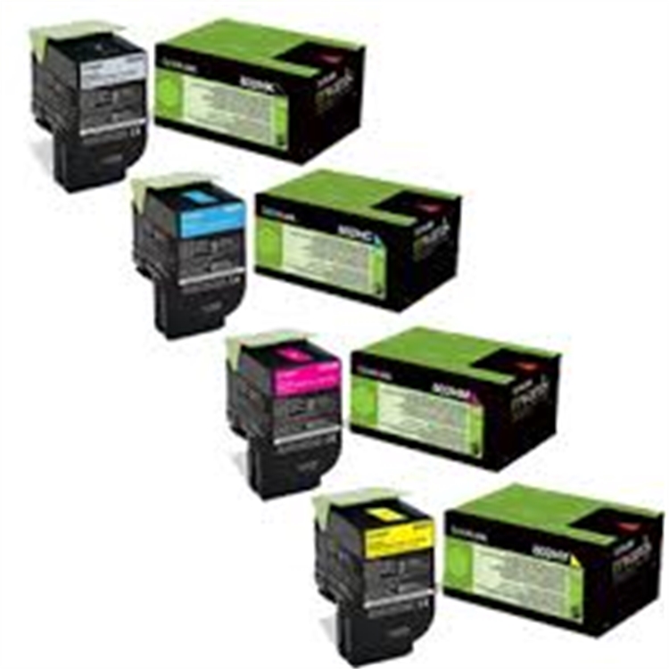 Laser Lexmark 80C2XKE CX510 musta