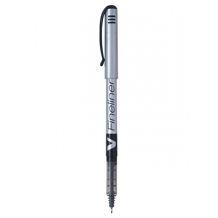 Kuitukärkikynä Pilot V-Fineliner musta - 2