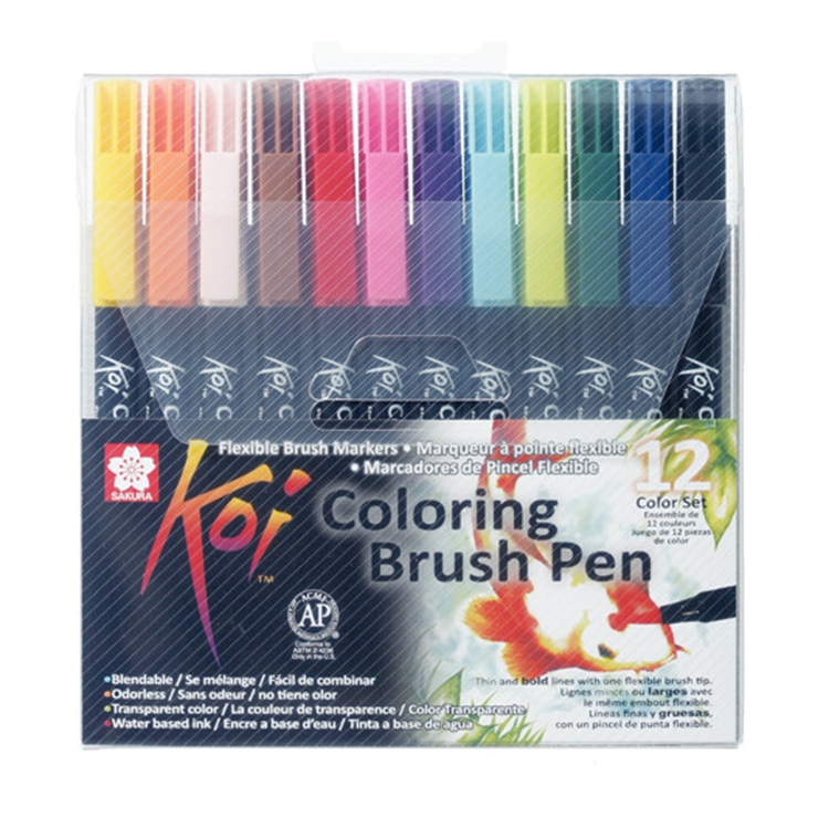 SAKURA KOI SIVELLINTUSSI VÄRILAJ /12 - 2