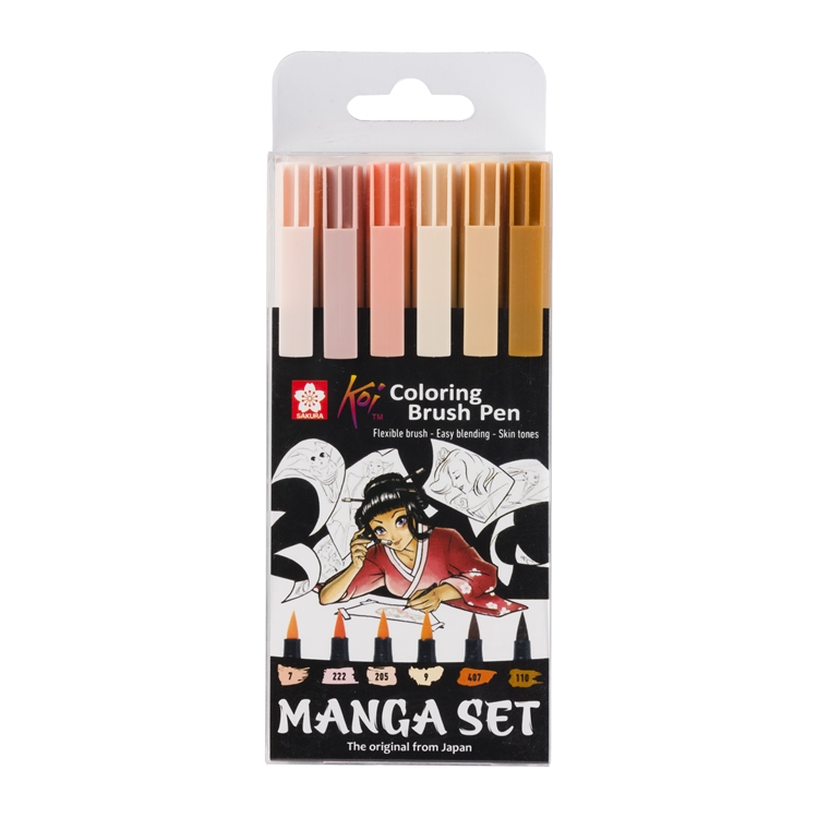 SAKURA MANGA PIGMA KOI SETTI 6-OS
