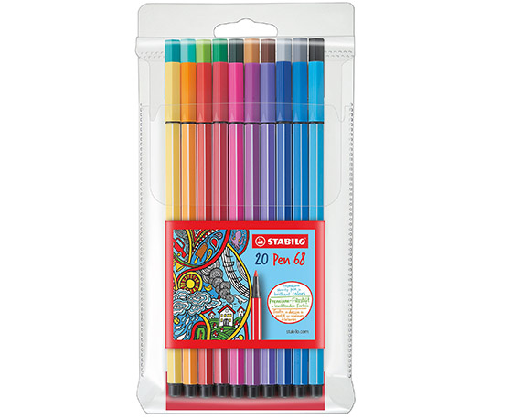 STABILO PEN 6820/PL 20-VÄR KUITUKYNÄ - 2