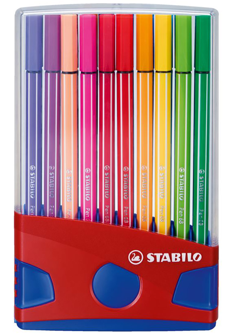 STABILO PEN 6820-04 COLOR PARADE 20V