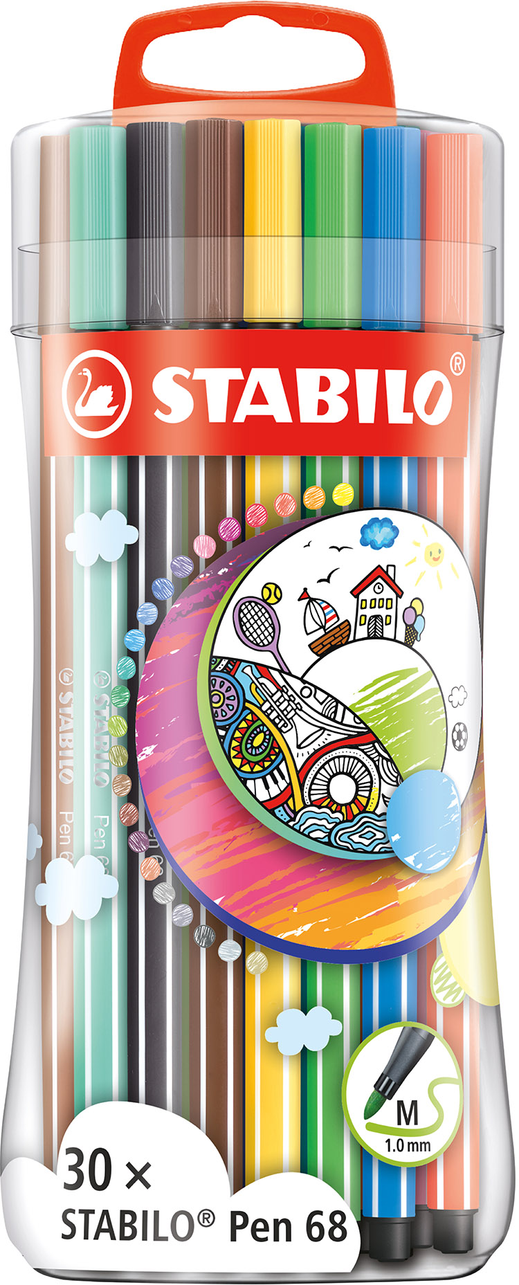 STABILO PEN 6830-4 KUITUKYNÄ VÄRILAJ/30 - 2