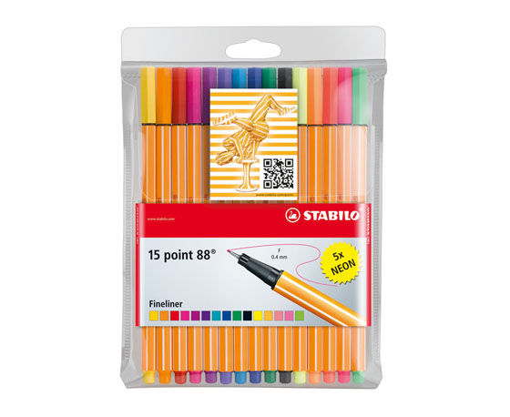 STABILO POINT 8815 10+5 NEONV.KUITUKYNÄ