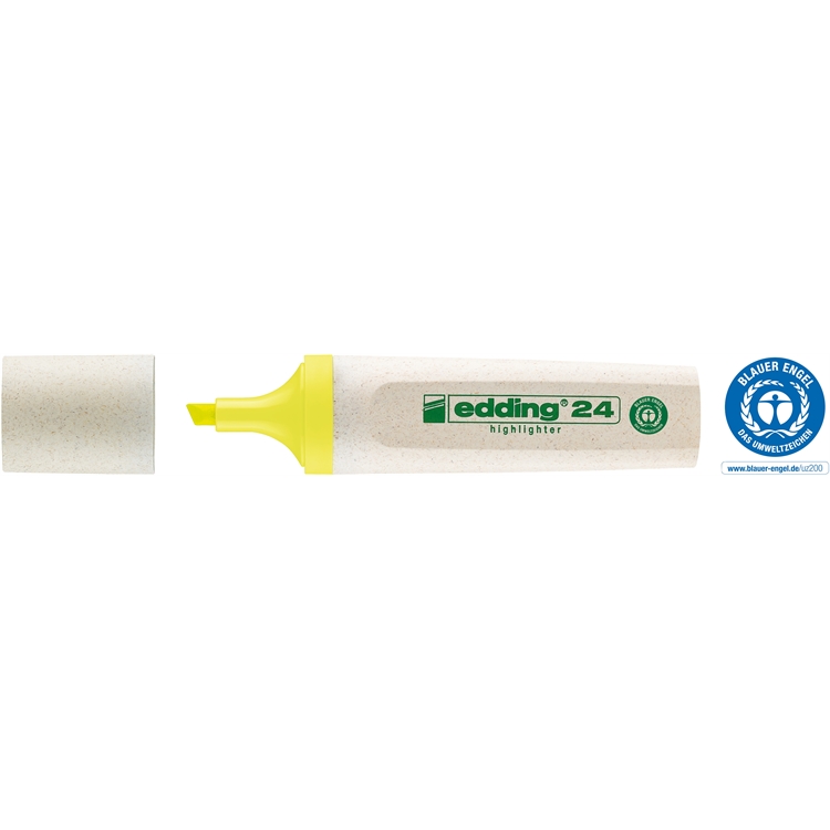 Korostuskynä Edding 24 Ecoline kelt - 2