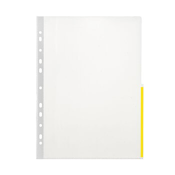 Signaalitasku A4 PP 105 keltainen/100