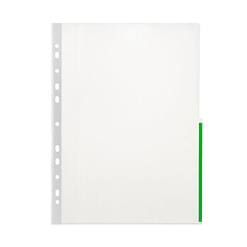 Signaalitasku A4 PP120 kirkas vihr. /100