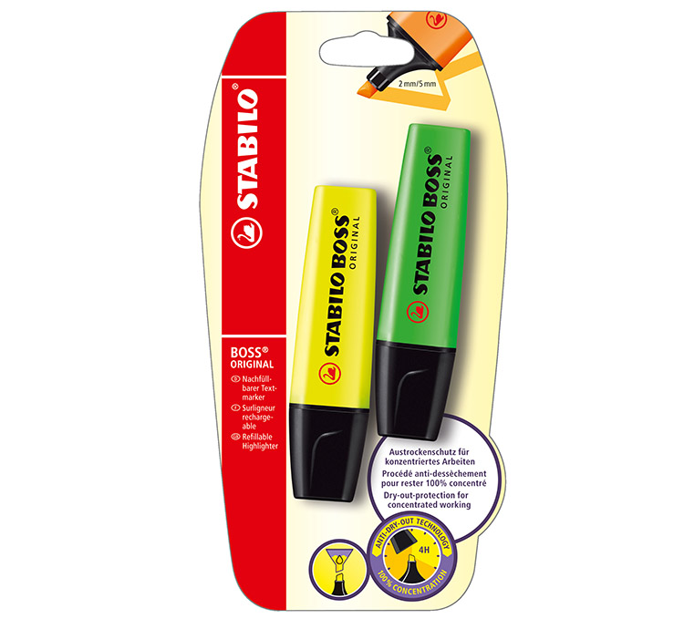 STABILO BOSS B-10428-10 KELT/VIHR /2 - 2