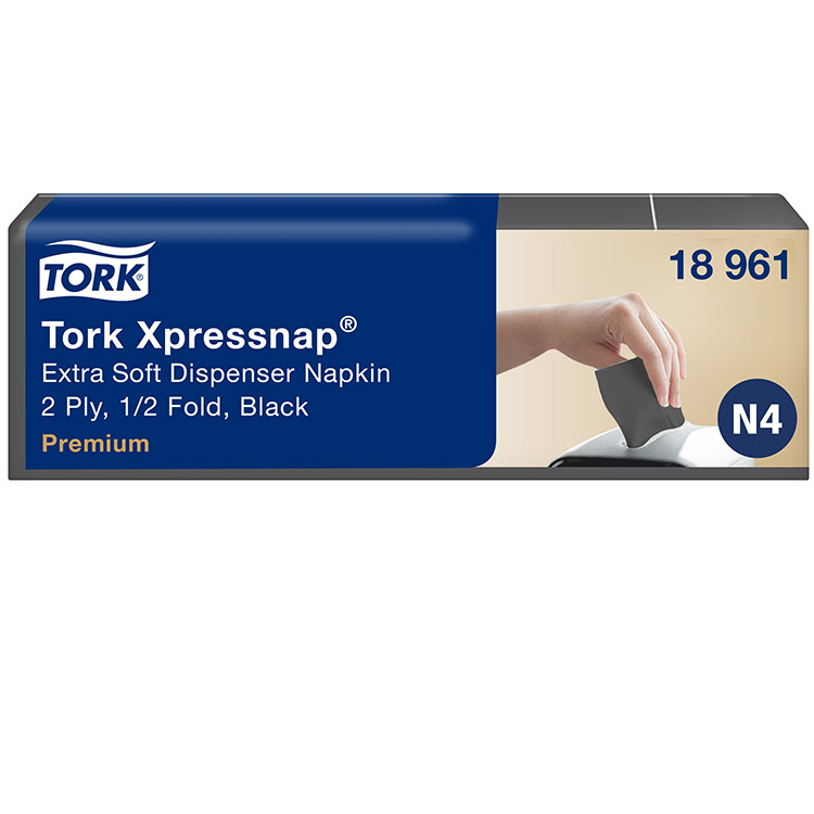 TORK 18961 XPRESSNAP LIINA MUST N4/5X200 - 2