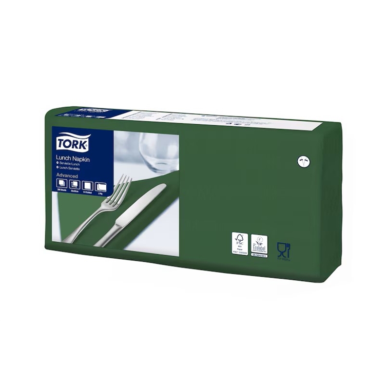 Lautasliina tork 33x33cm 2-krs lime/200