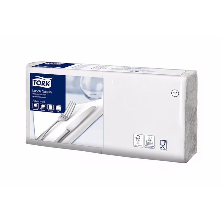 Lautasliina tork 33x33cm 2-krs valk/200