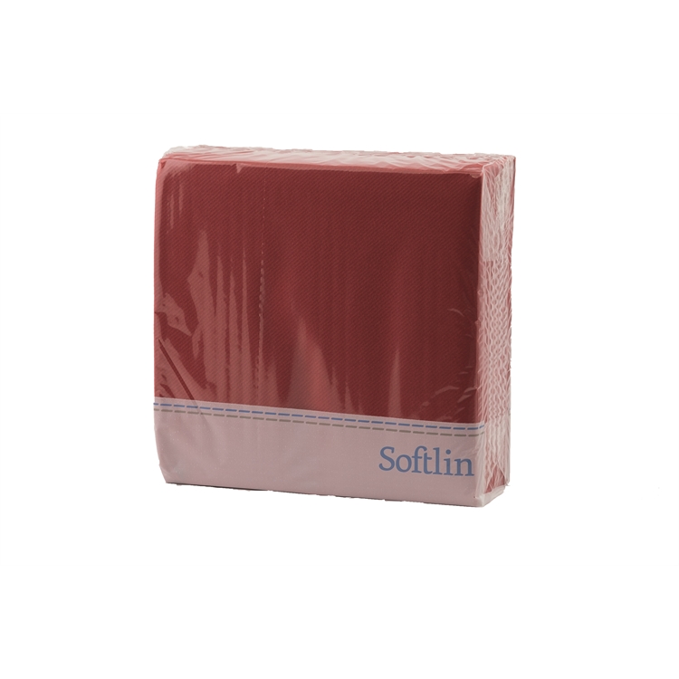 Lautasliina Softlin 39 cm punainen/50
