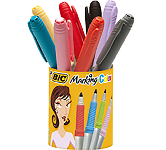 BIC MARKING COLOR PERM. MARKER LAJ. /10