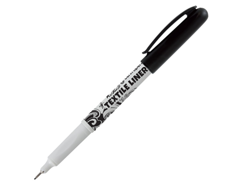 CENTROPEN 2639 TEKSTIILITUSSI F MUSTA - 2