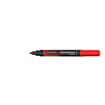 CENTROPEN 8566 PERM.MARKER PYÖR.KÄRK PUN
