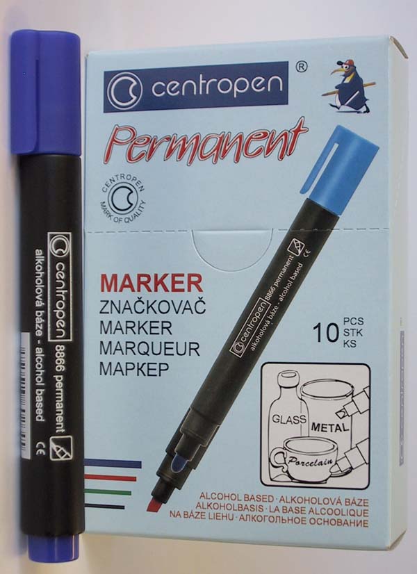CENTROPEN 8566 PERM.MARKER PYÖR.KÄRK SIN - 2