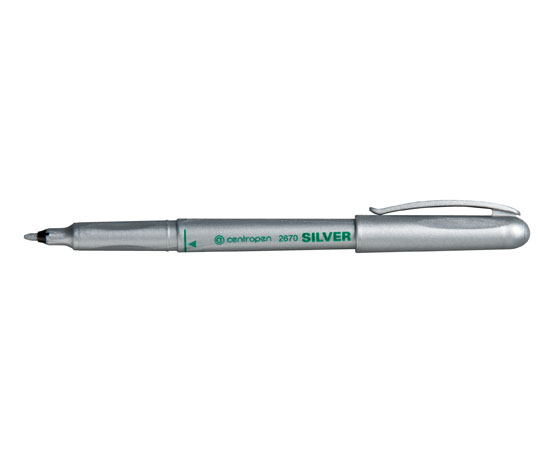 CENTROPEN HUOPAKYNÄ 1MM HOPEA - 2