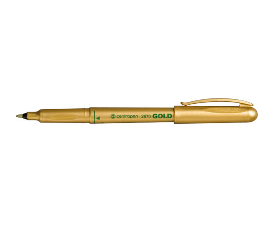 CENTROPEN HUOPAKYNÄ 1MM KULTA - 2