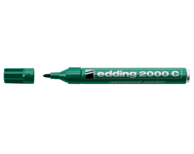 EDDING 2000C PERMANENT MARKER 2MM VIHREÄ