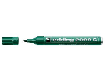 EDDING 2000C PERMANENT MARKER 2MM VIHREÄ