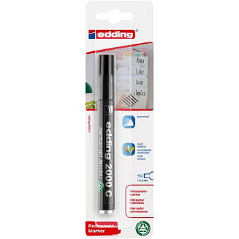 EDDING 2000C/1 PERM MARKER MUSTA BLISTER