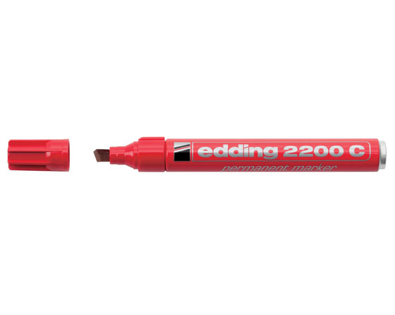 EDDING 2200C PERM. MARKER 1-5MM PUNAINEN - 2