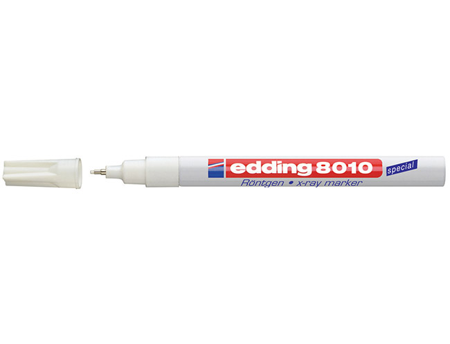 EDDING 8010 X-RAY MARKER 0,8MM VALKOINEN