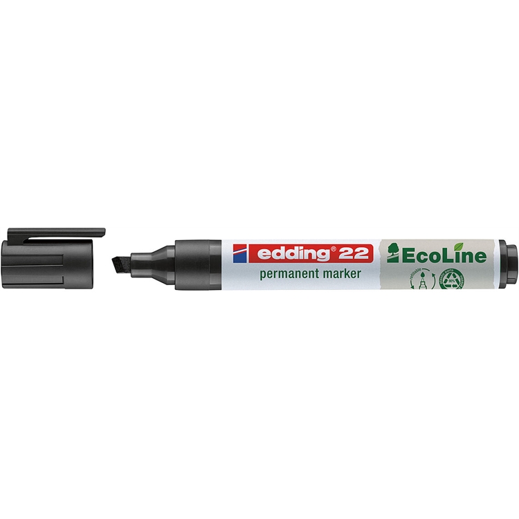 Huopakynä Edding 22 Ecoline 1-5mm musta
