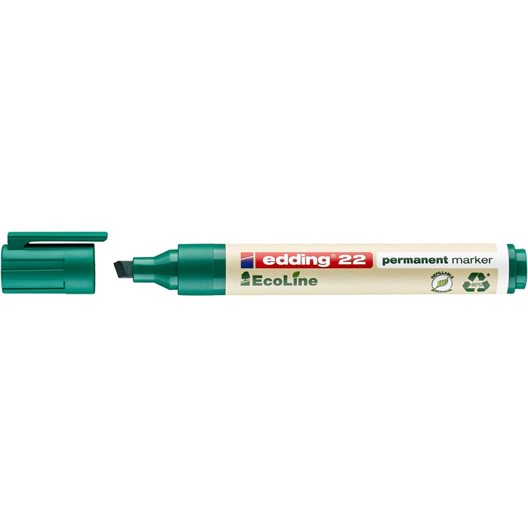 Huopakynä Edding 22 Ecoline 1-5mm vihreä - 2