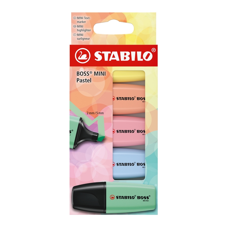 Korostukynä STABILO BOSS MINI Pastel /5