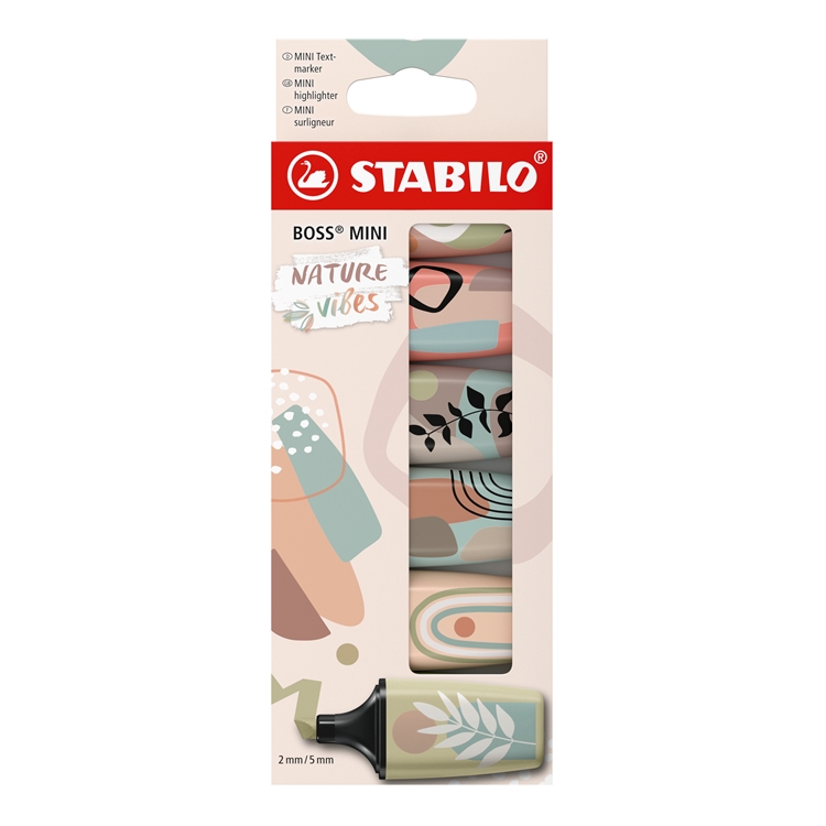 Korostukynä STABILO BOSS MINI Naturev /6