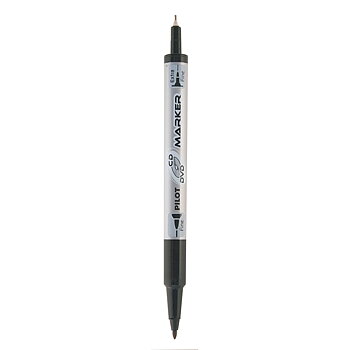 Huopakynä Pilot CD/DVD-marker Twin musta