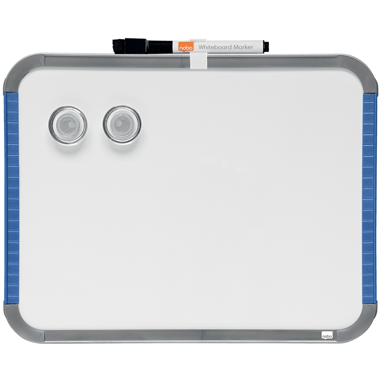 Valkotaulu Nobo Slimline 22x28 cm teräs