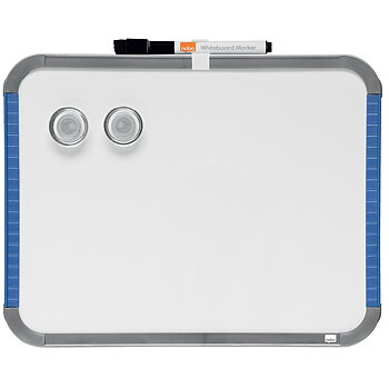 Valkotaulu Nobo Slimline 22x28 cm teräs